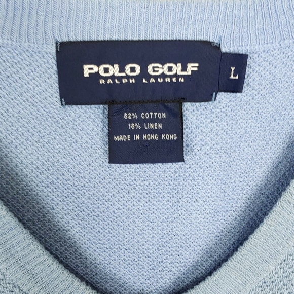 2 Mens L Polo Golf & Ashworth Line Blend Golf Vests - Picture 4 of 10